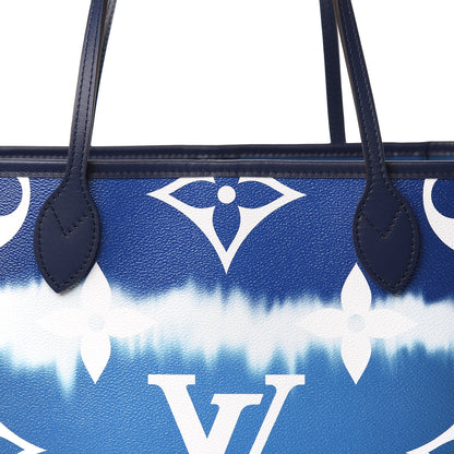 Louis Vuitton Monogram Escale Neverfull MM Blue 11 of 11