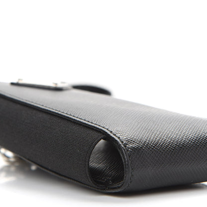 Prada Saffiano Phone Case Pouch Black 7 of 8