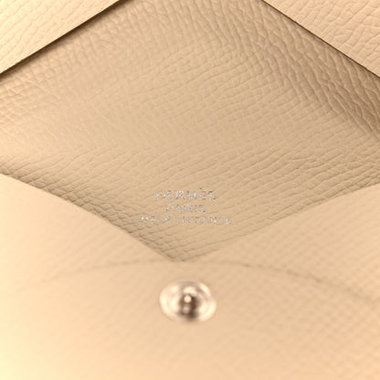 Hermes Epsom Calvi Card Case Craie 6 of 9