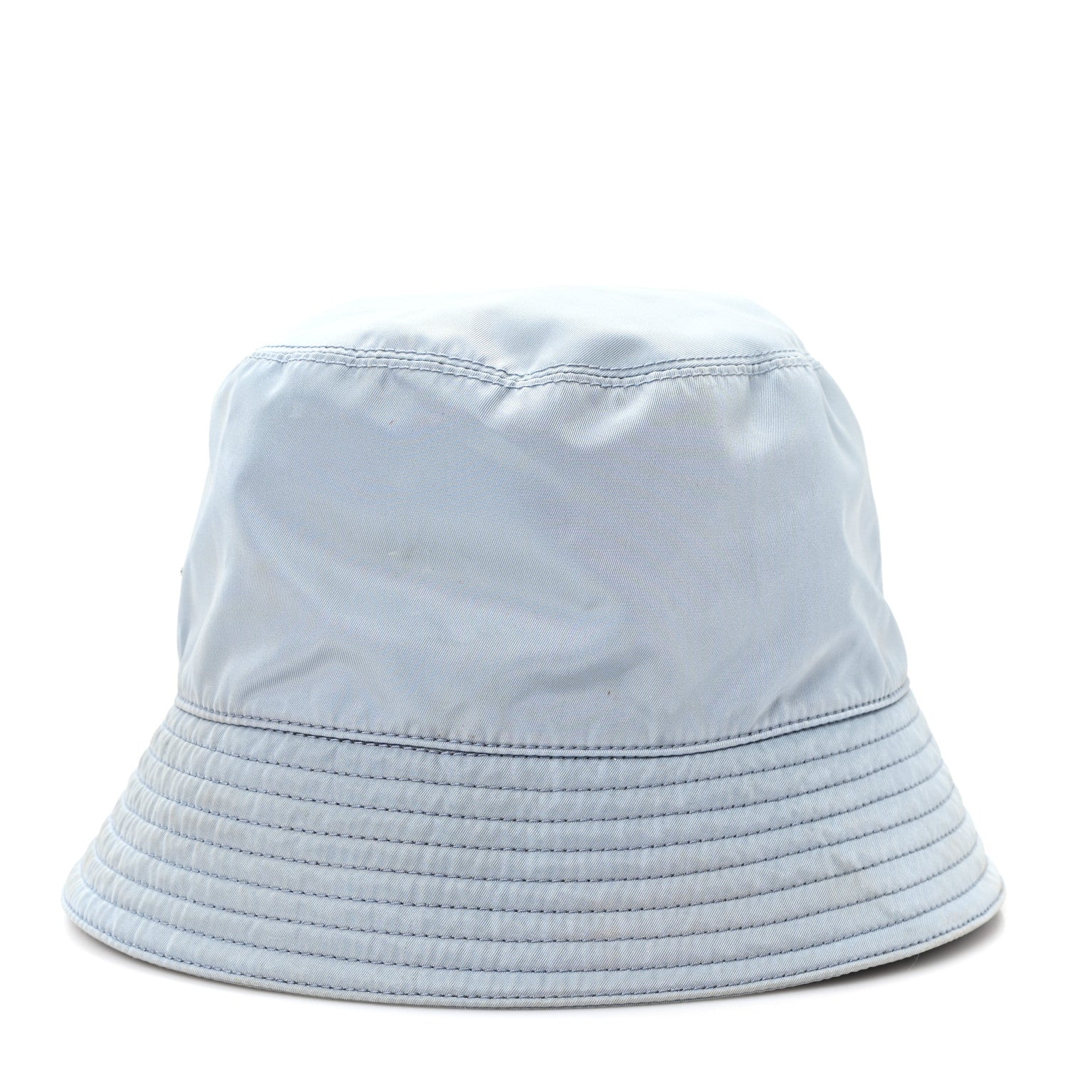 Prada Re-Nylon Metal Triangle Logo Womens Bucket Hat Astrale 4 of 9