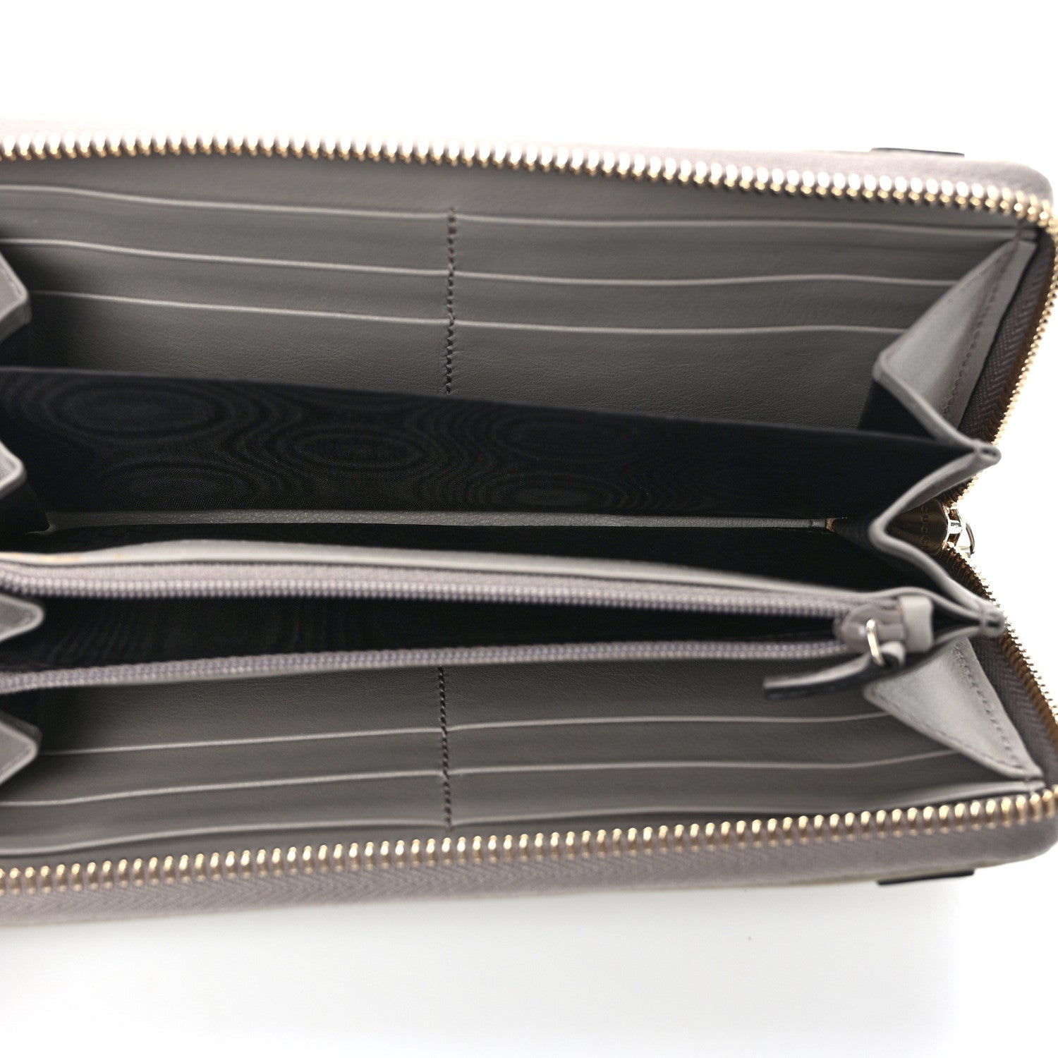 Gucci Patent Microguccissima Nice Zip Around Wallet 5 of 8
