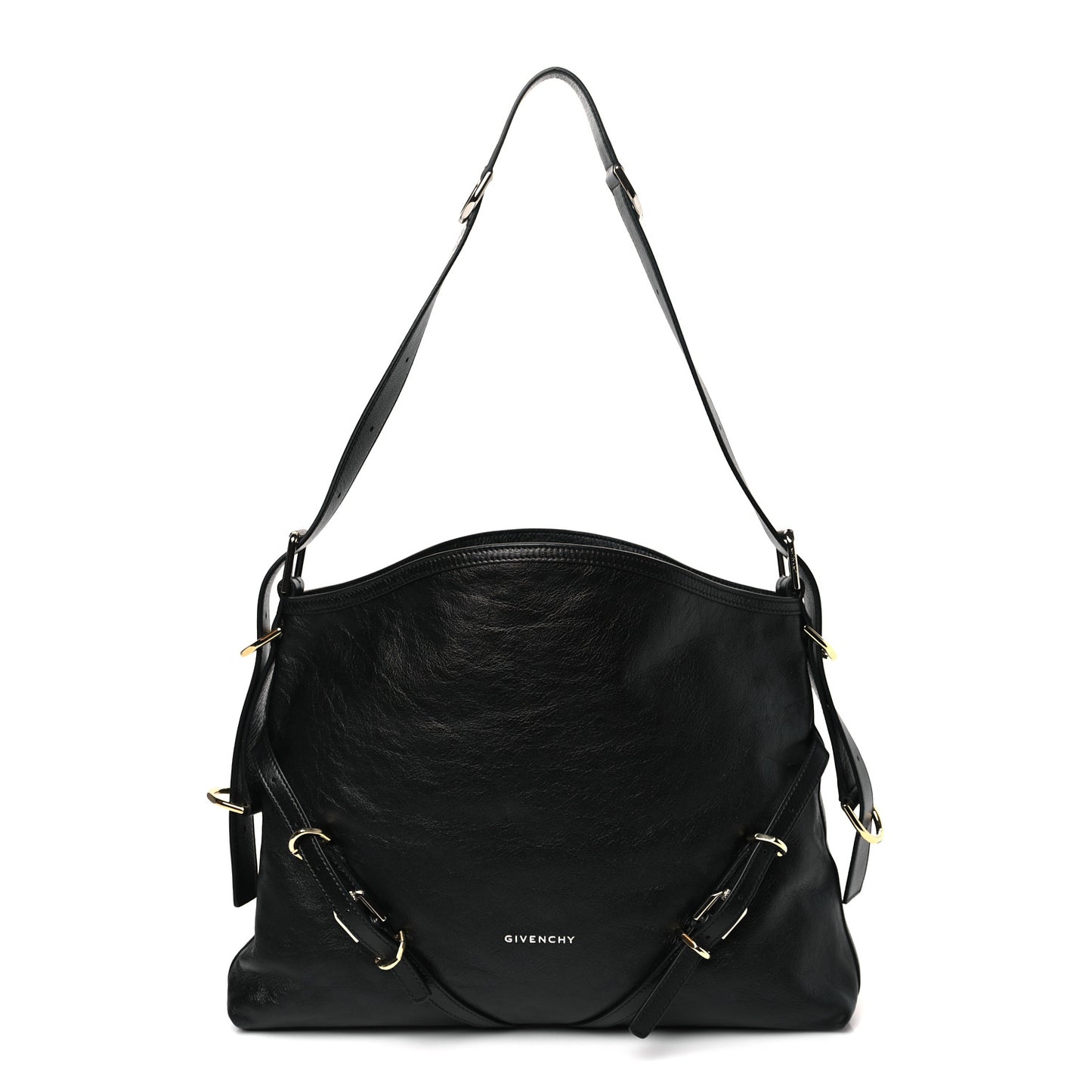 Calfskin Medium Voyou Bag Black