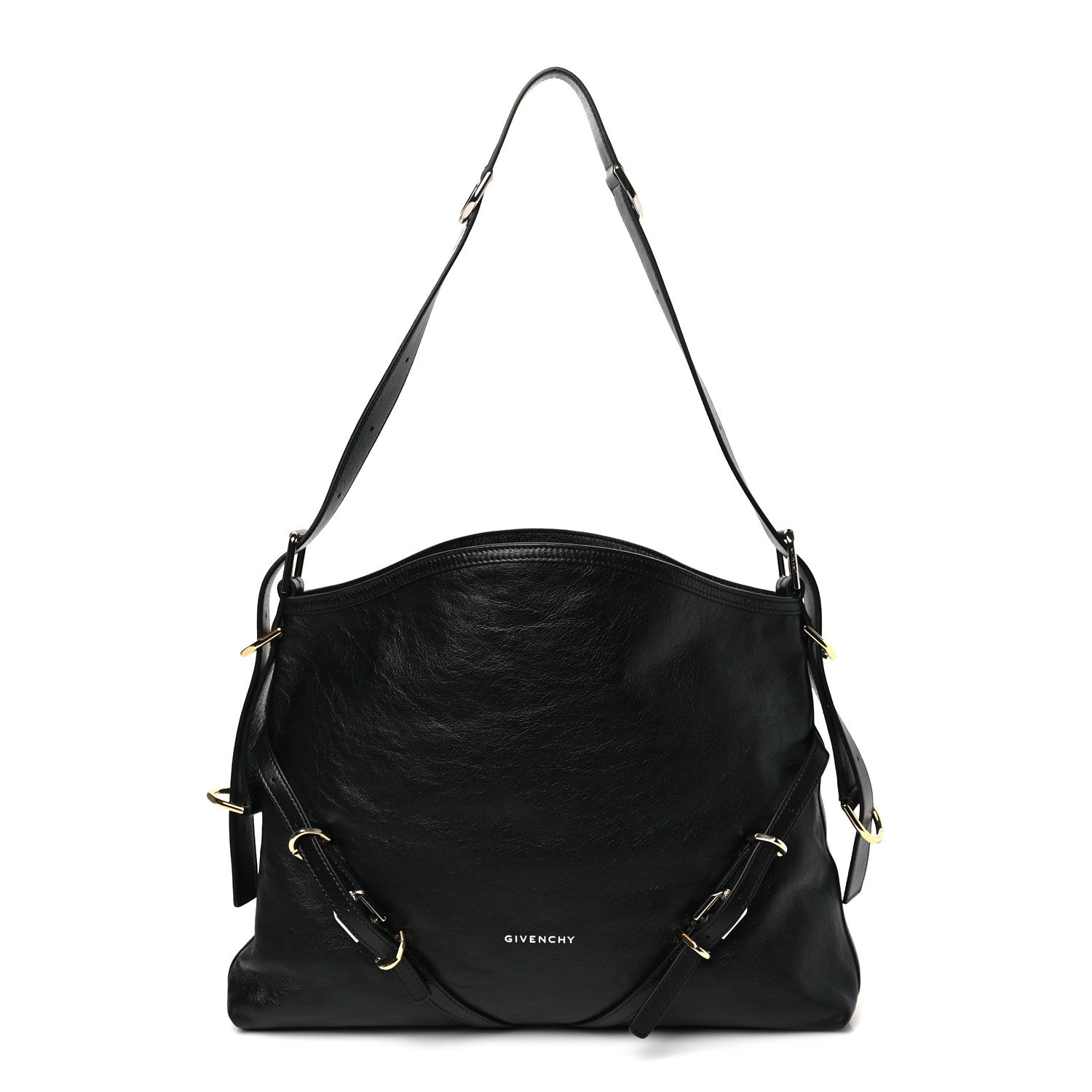 Givenchy Calfskin Medium Voyou Bag Black 1 of 9