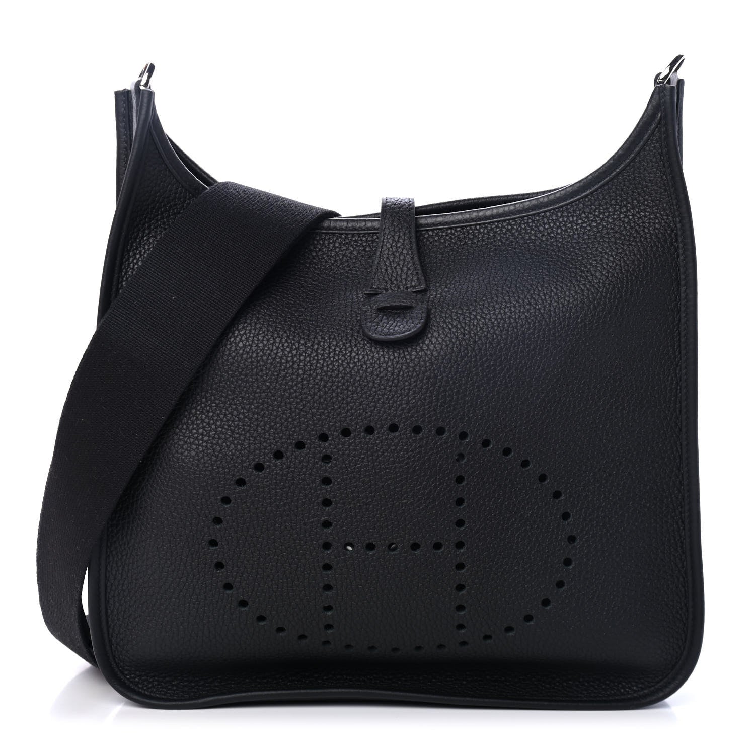 Hermes Taurillon Clemence Evelyne III PM Black 1 of 4