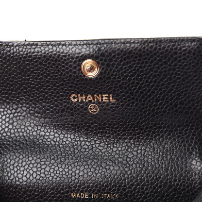 Chanel Caviar Quilted Flap Card Holder Black 8 of 11