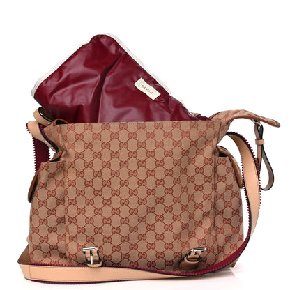 Gucci GG Monogram Diaper Bag Beige Ruggine Natural Antique Rose 5 of 6