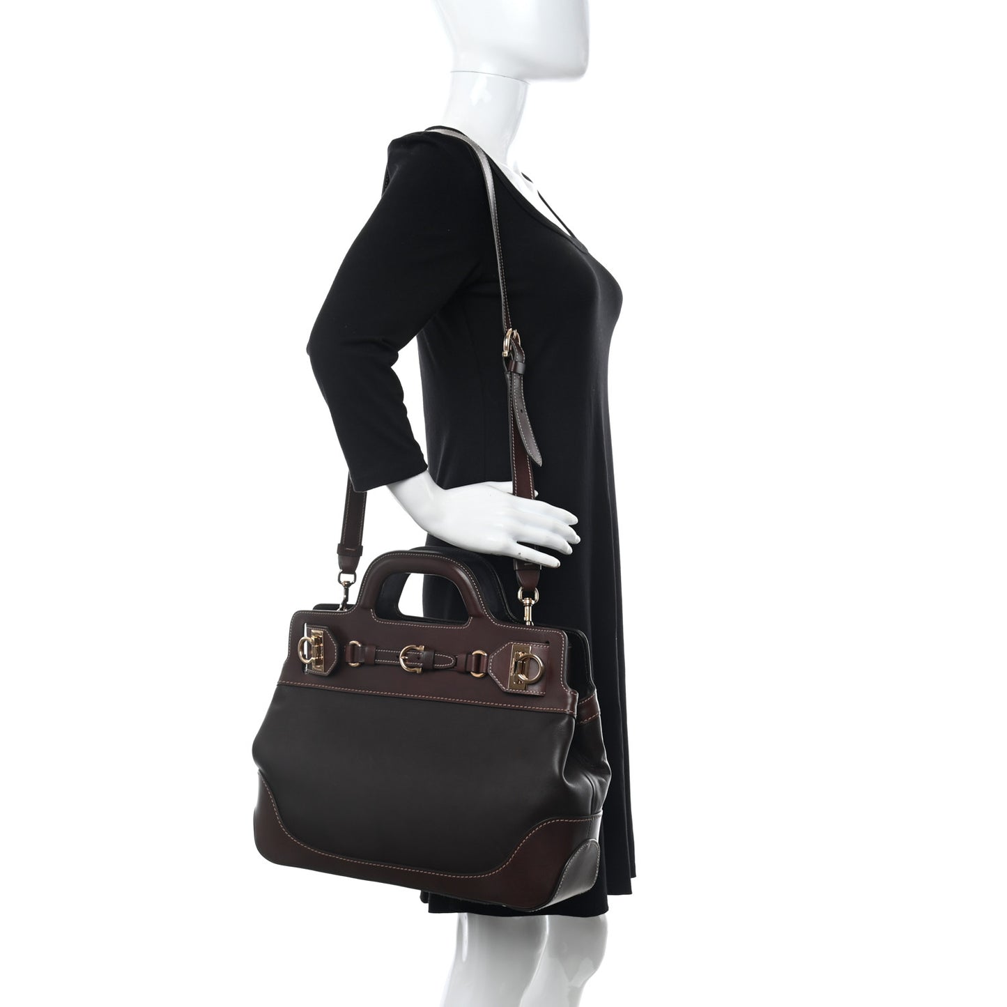 Calfskin The W Bag Fondente