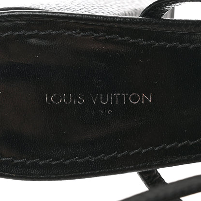 Louis Vuitton Calfskin Roma Sandals 39 Black 7 of 8