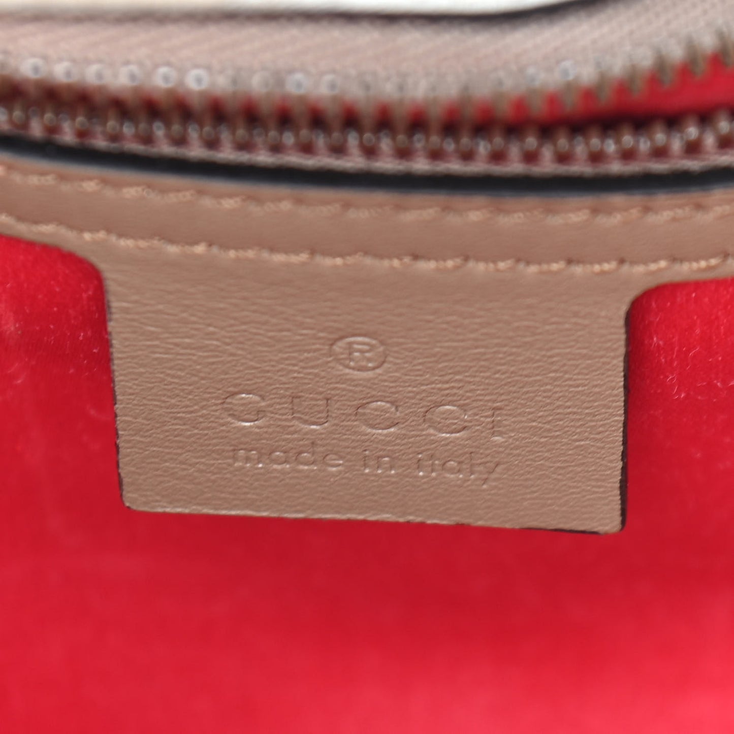 Velvet Matelasse Medium GG Marmont Shoulder Bag Taupe
