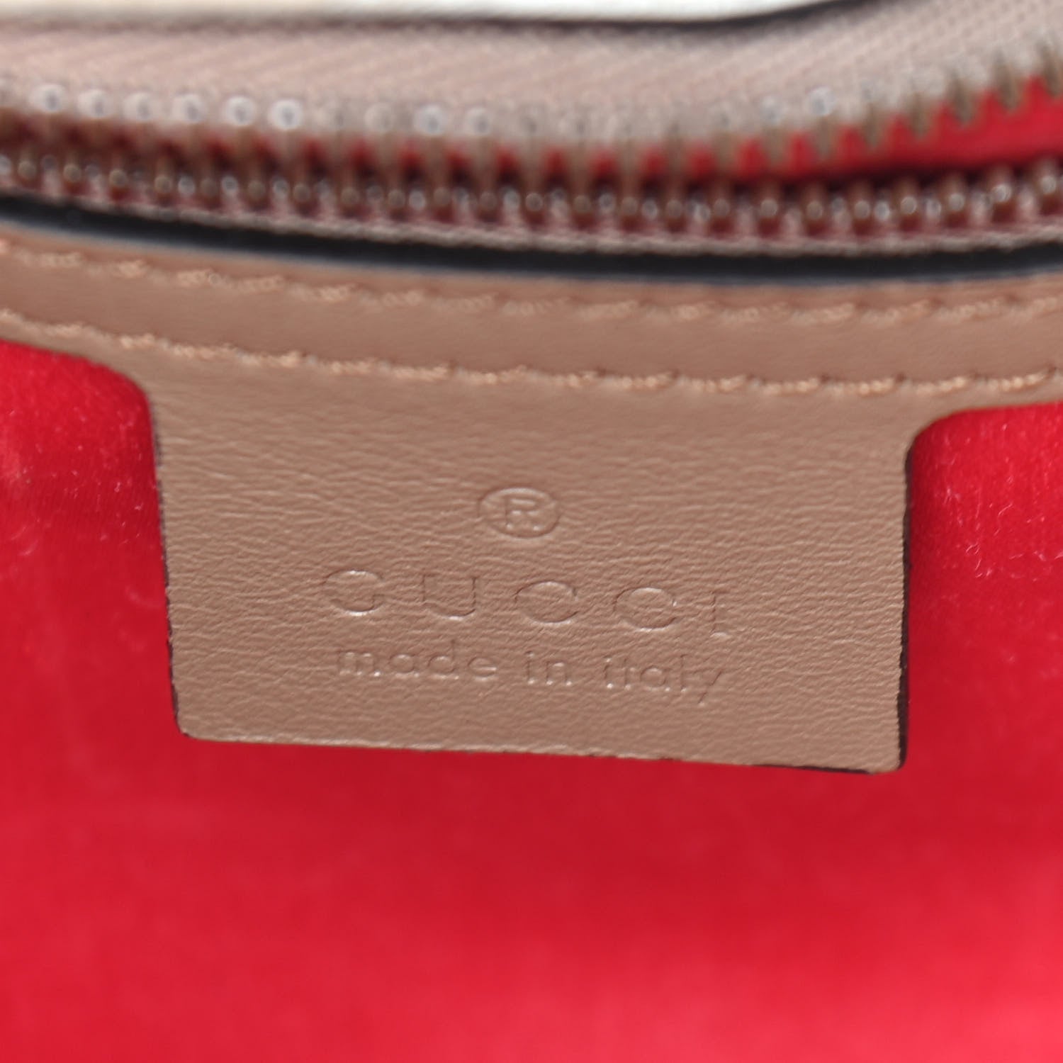 Gucci Velvet Matelasse Medium GG Marmont Shoulder Bag Taupe 6 of 9