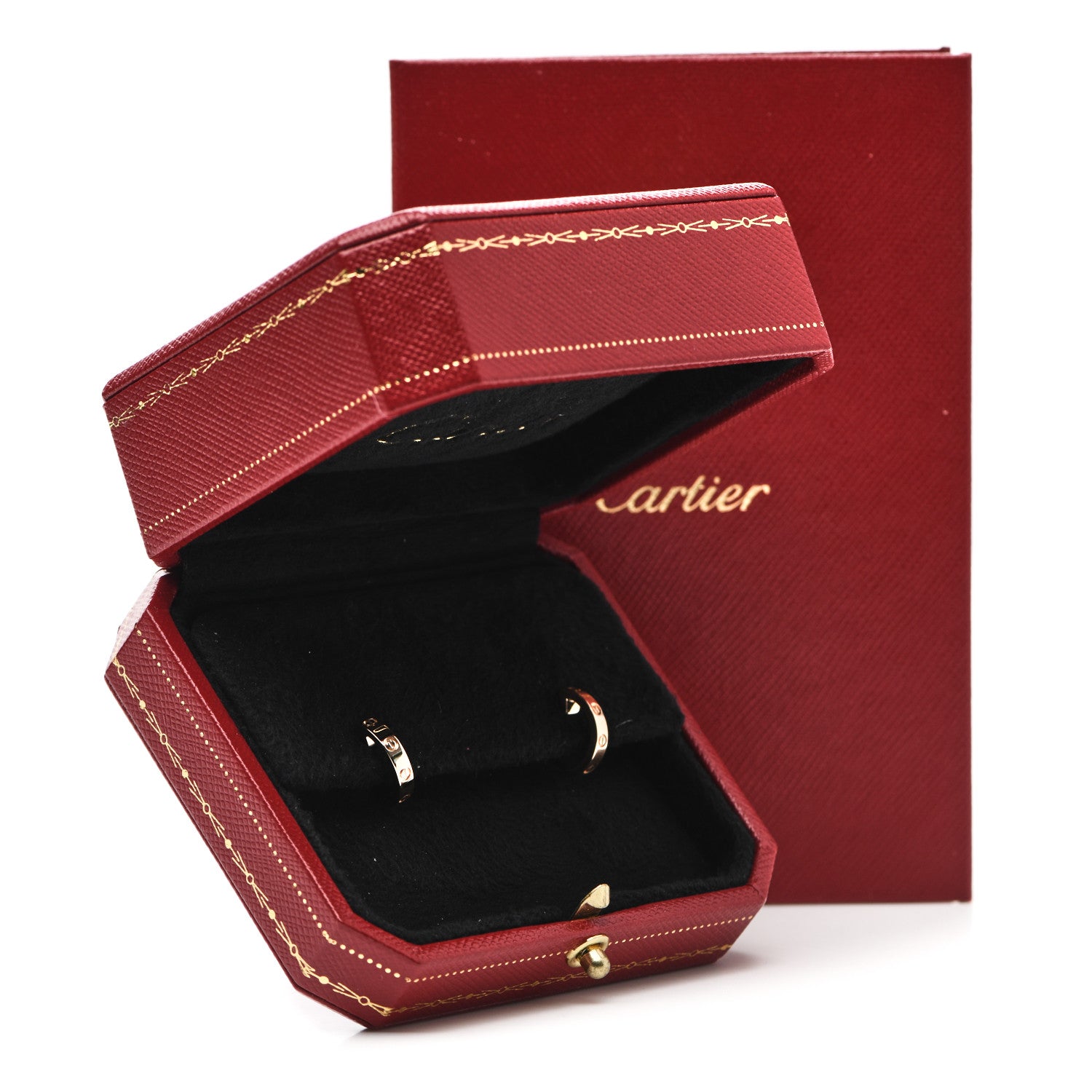 Cartier 18K Pink Gold Small LOVE Hoop Earrings 6 of 6