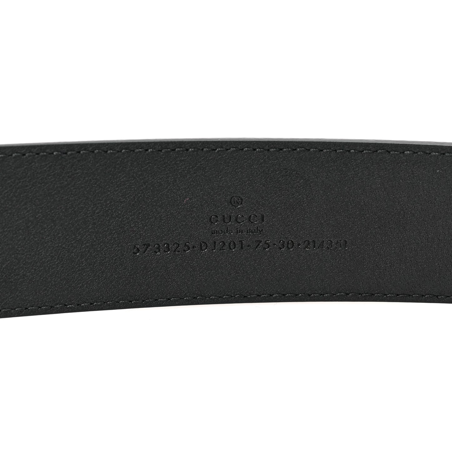 Textured Dollar Calfskin 40mm Belt 75 30 Black