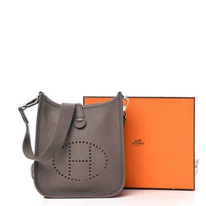 Hermes Taurillon Clemence Evelyne TPM Etain 10 of 10