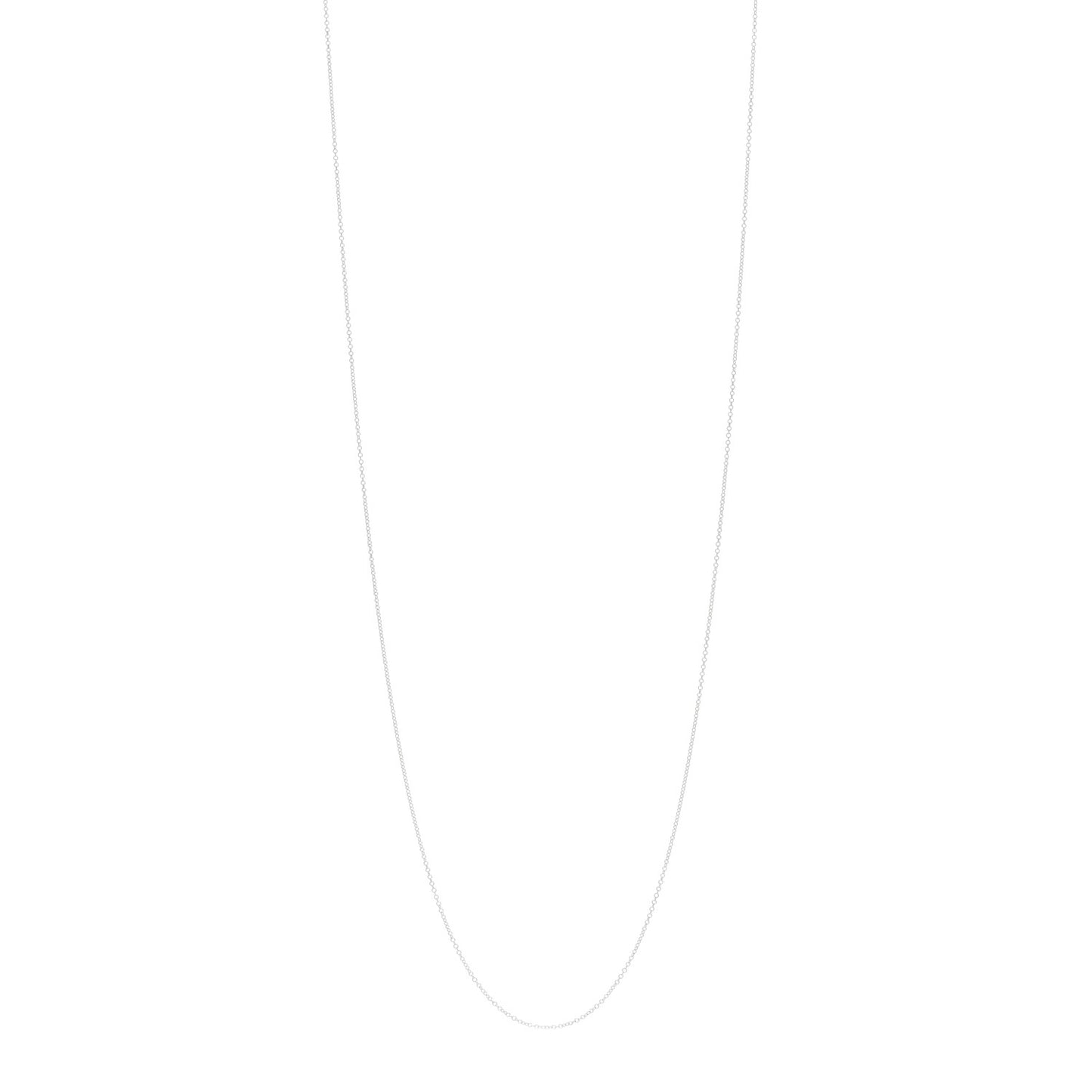 Sterling Silver Chain Necklace 24"