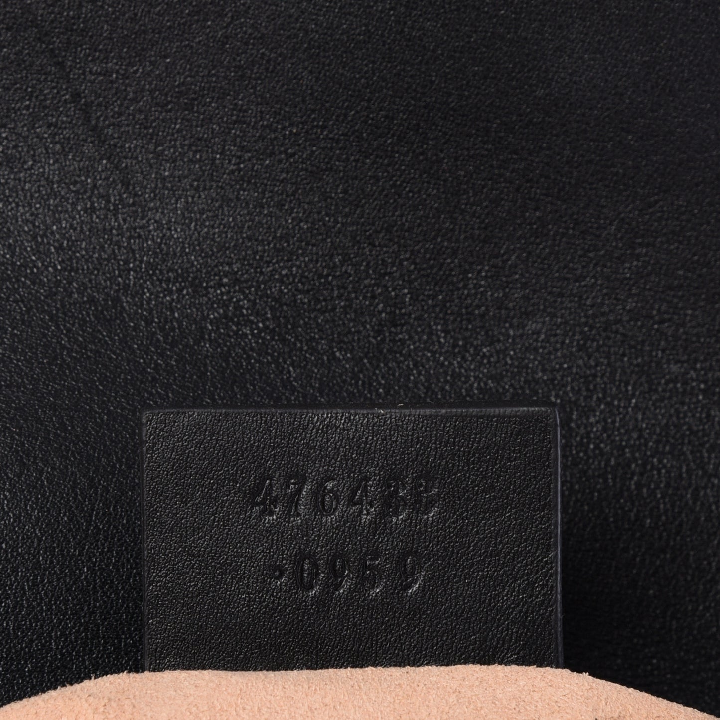 Calfskin Matelasse Super Mini GG Marmont Shoulder Bag Black