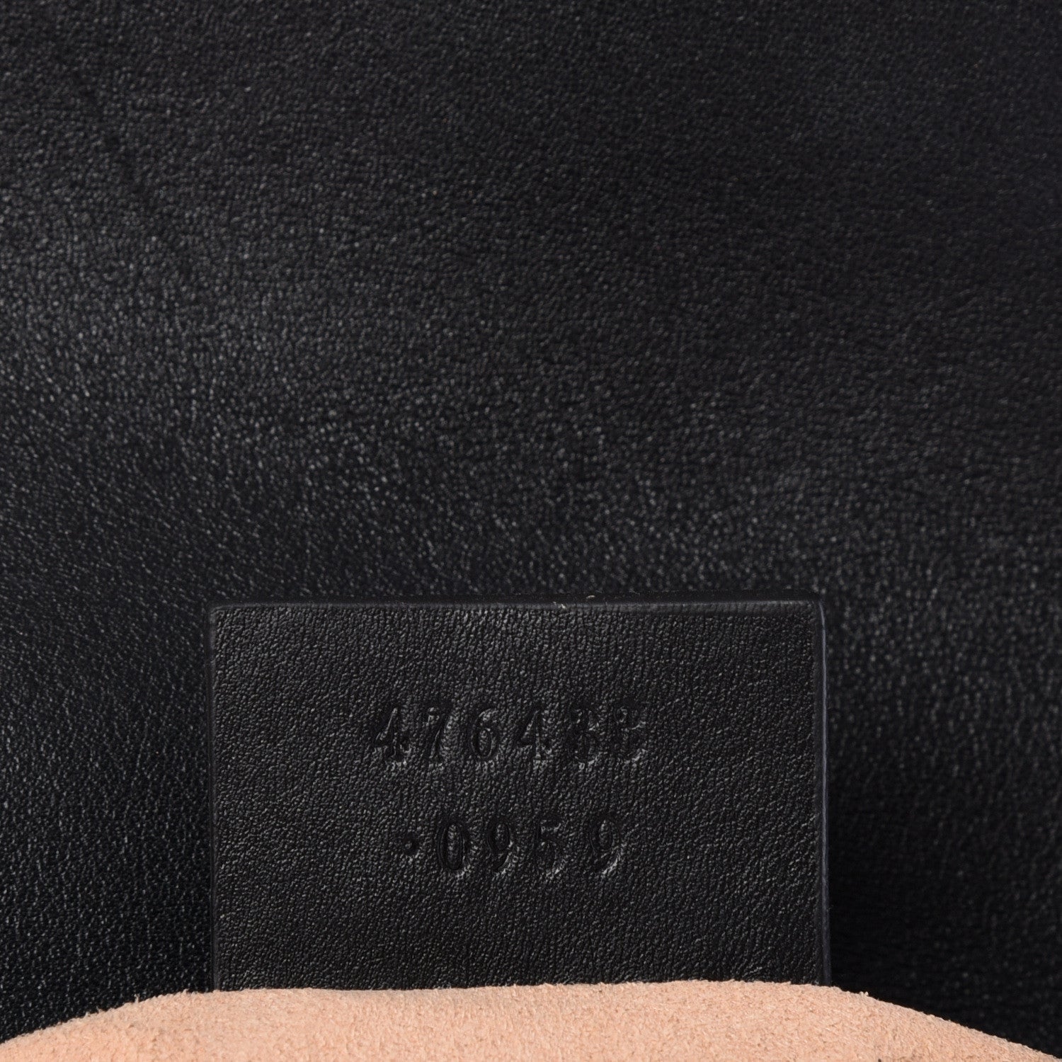 Gucci Calfskin Matelasse Super Mini GG Marmont Shoulder Bag Black 6 of 10