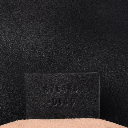 Gucci Calfskin Matelasse Super Mini GG Marmont Shoulder Bag Black 6 of 10