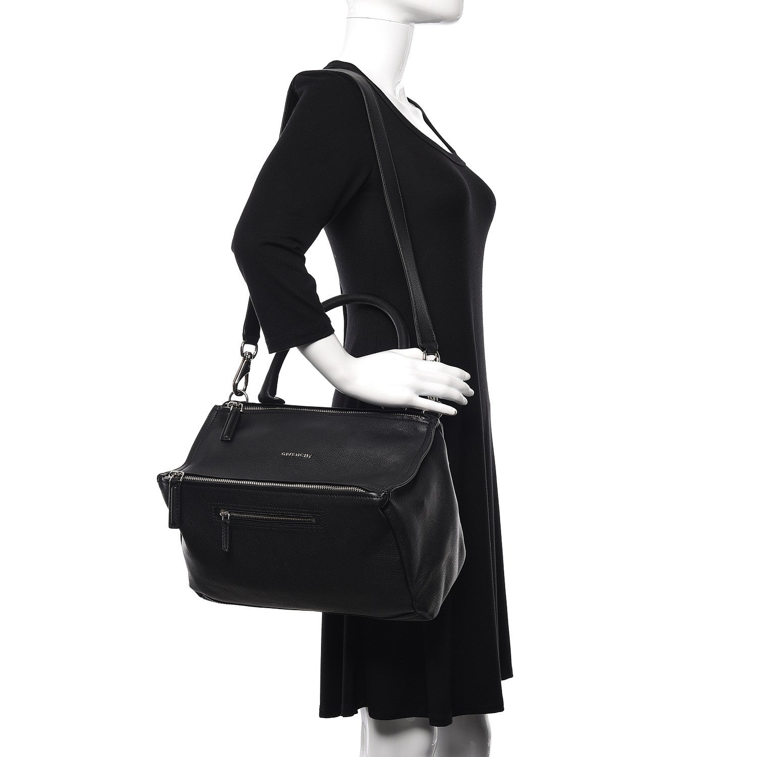 Givenchy Sugar Goatskin Medium Pandora Black 2 of 11
