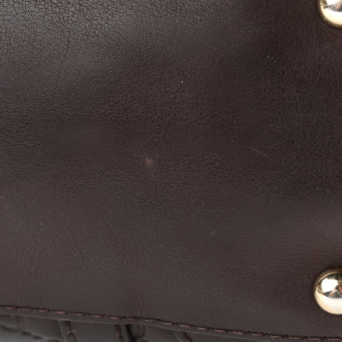 Guccissima Small Lovely Heart Tote Chocolate