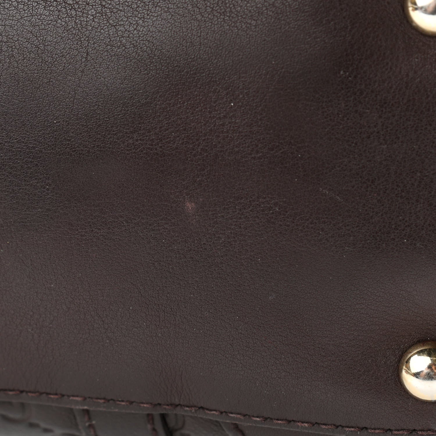 Gucci Guccissima Small Lovely Heart Tote Chocolate 15 of 26