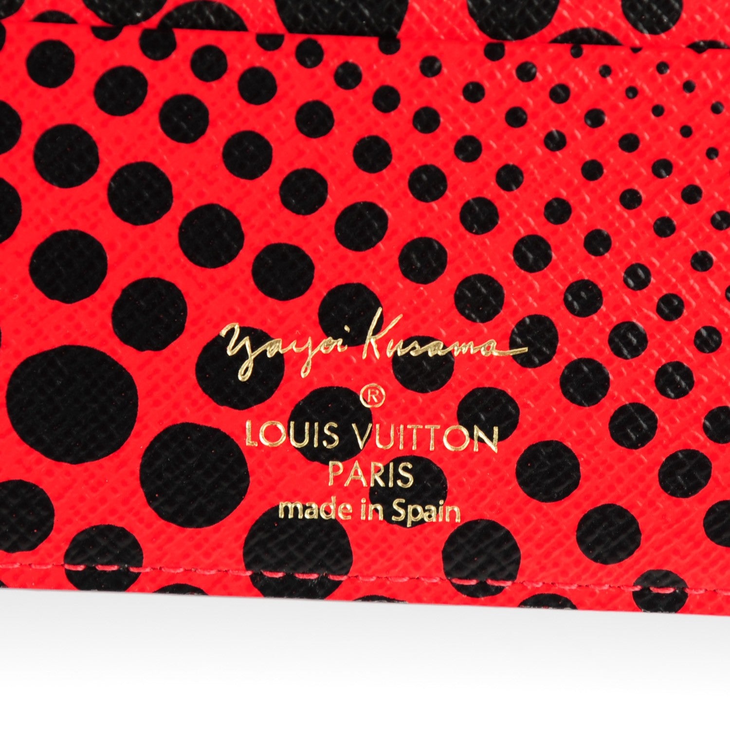 Louis Vuitton Monogram Kusama Waves Insolite Wallet Red 6 of 7