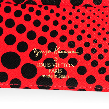 Louis Vuitton Monogram Kusama Waves Insolite Wallet Red 6 of 7