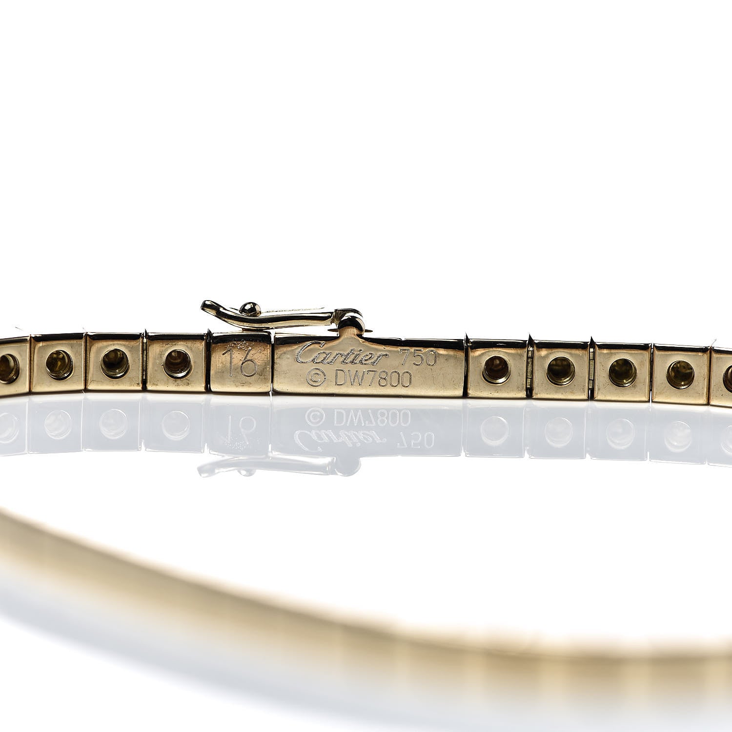 Cartier 18K Yellow Gold Lanieres Bracelet 16 4 of 4
