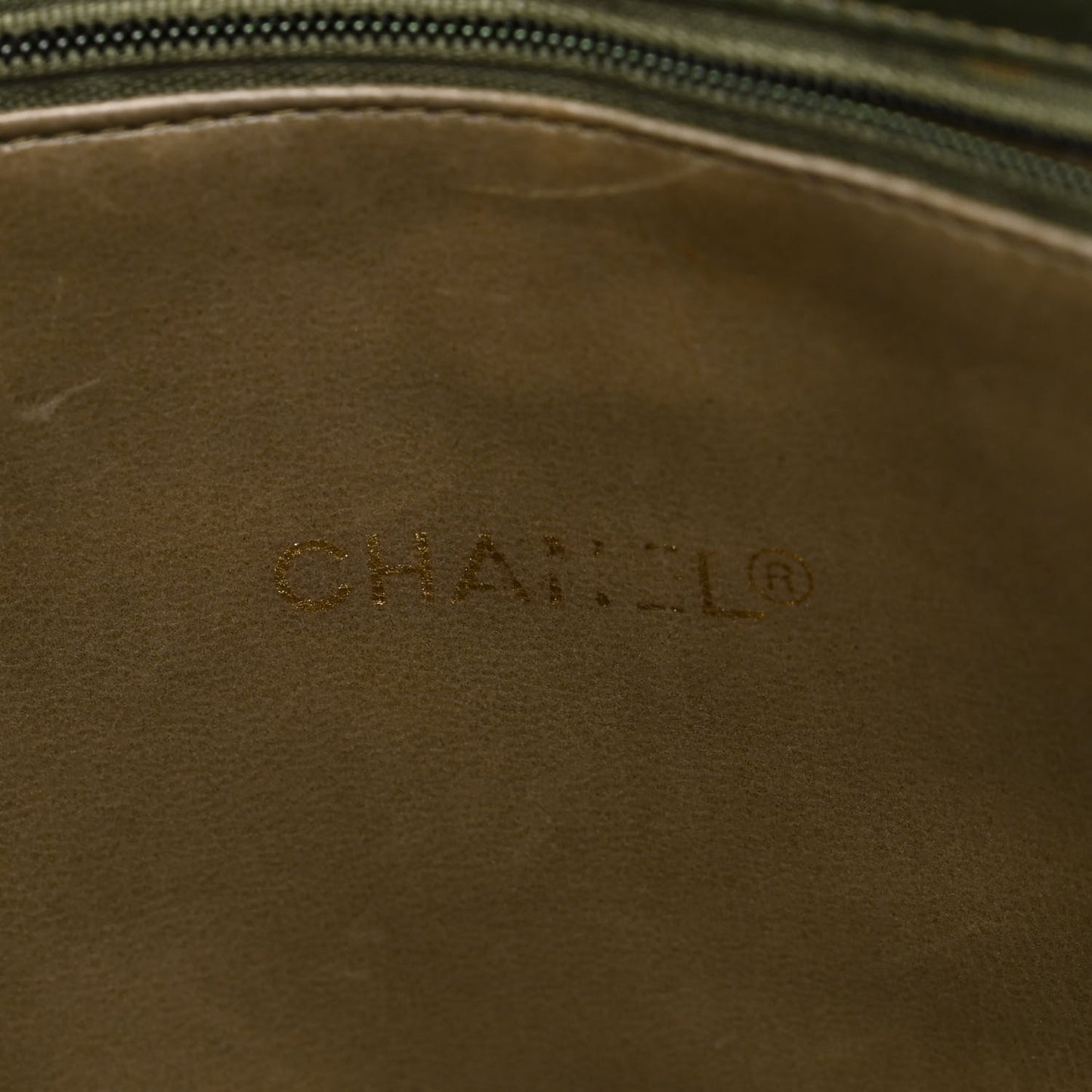 Lambskin Quilted Shopping Tote Green