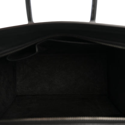 Celine Drummed Calfskin Micro Luggage Black 4 of 12