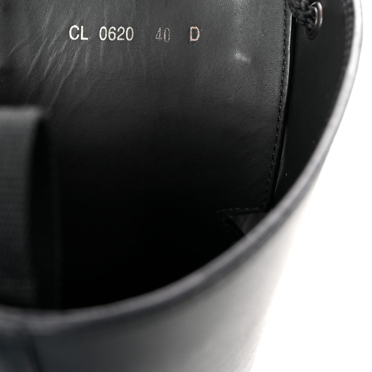 Calfskin Rubber DiorIron Boots 40 Black