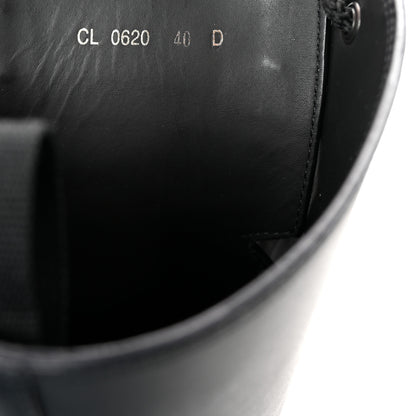 Christian Dior Calfskin Rubber DiorIron Boots 40 Black 9 of 9