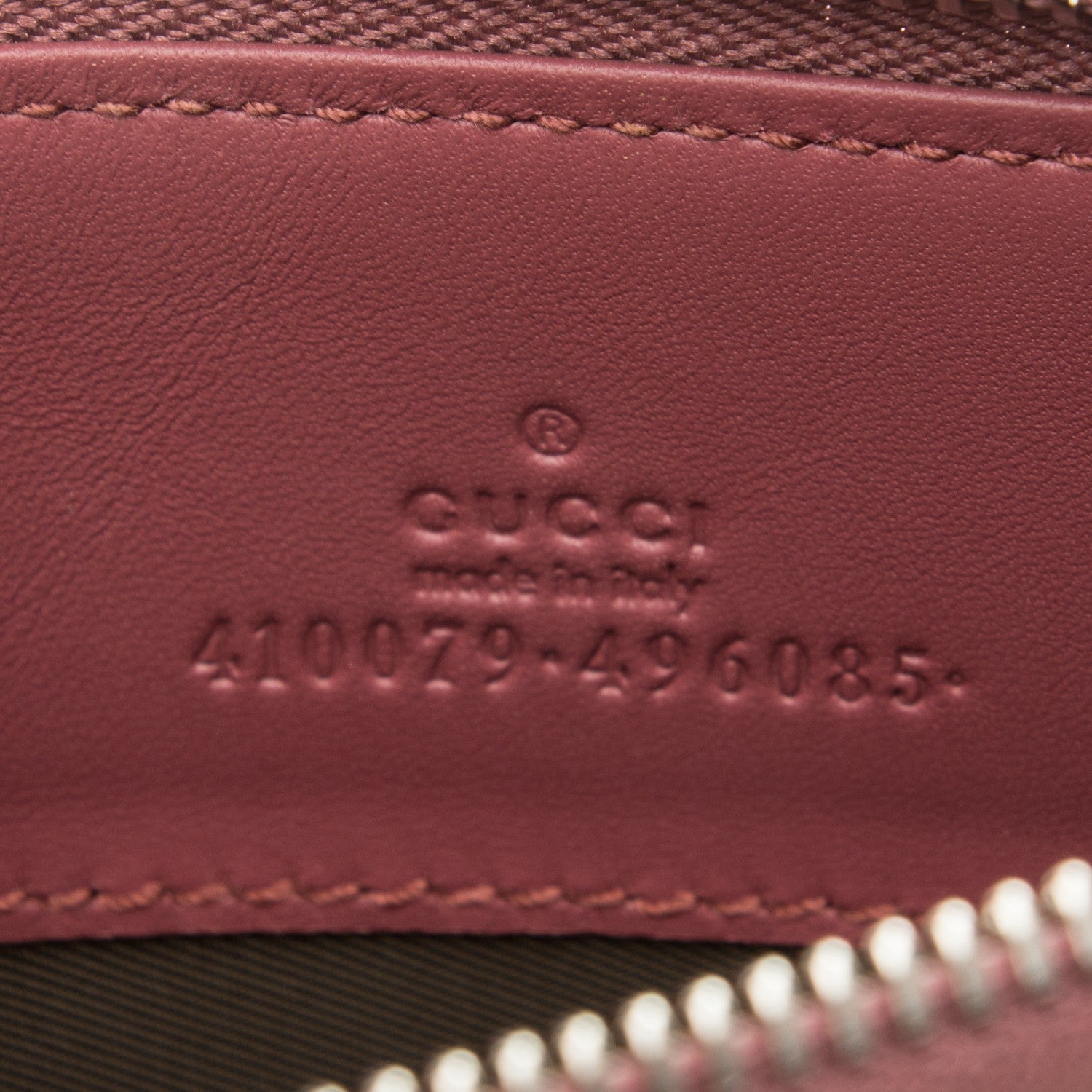 Gucci GG Supreme Monogram Blooms Small Zip Pouch Beige Multicolor Dry Rose 6 of 6