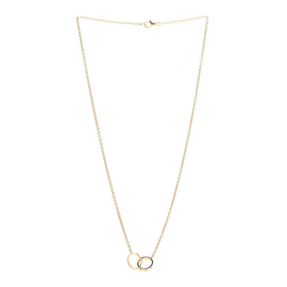 Cartier 18K Yellow Gold Interlocking LOVE Necklace 3 of 6