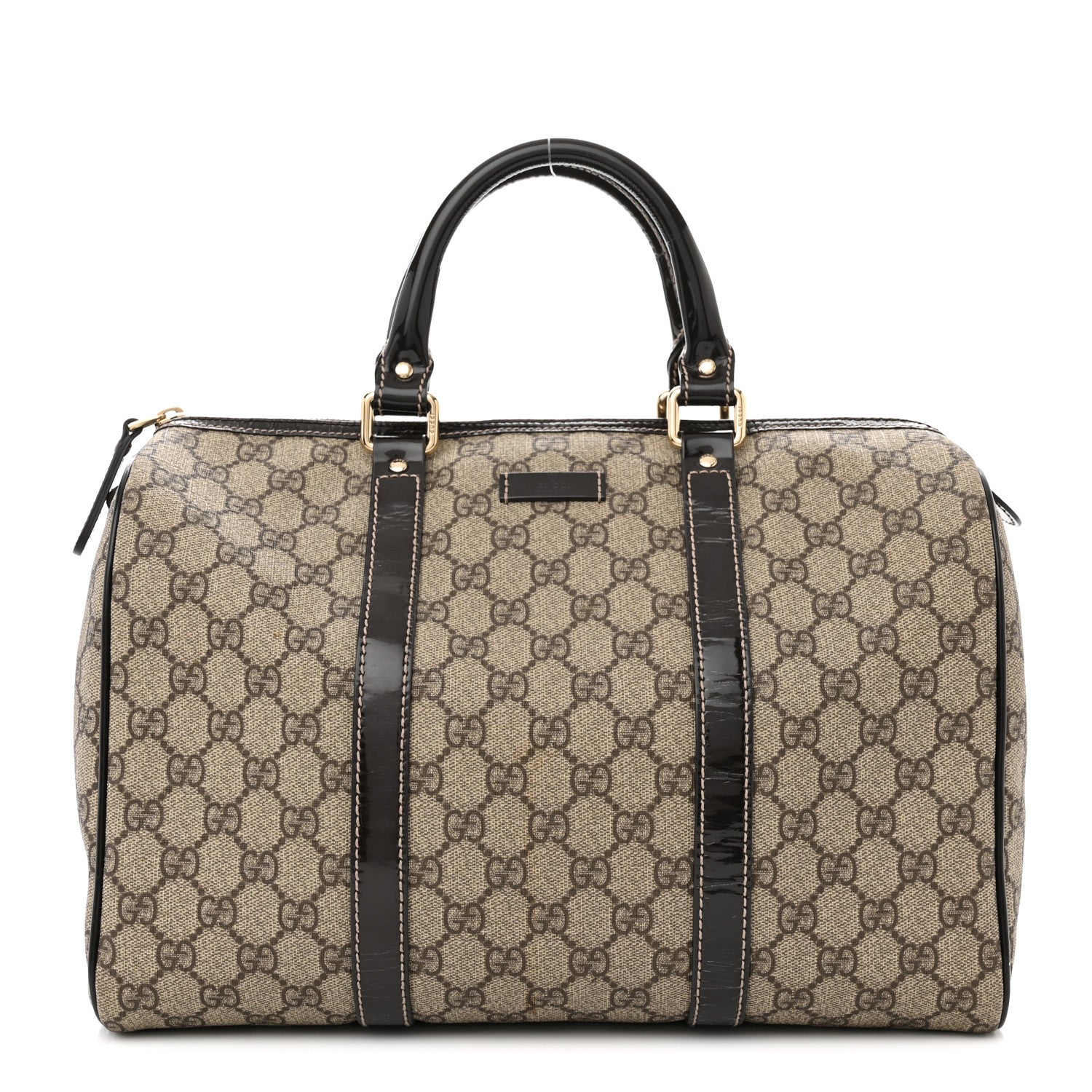 Gucci GG Plus Monogram Medium Joy Boston Dark Brown 1 of 11