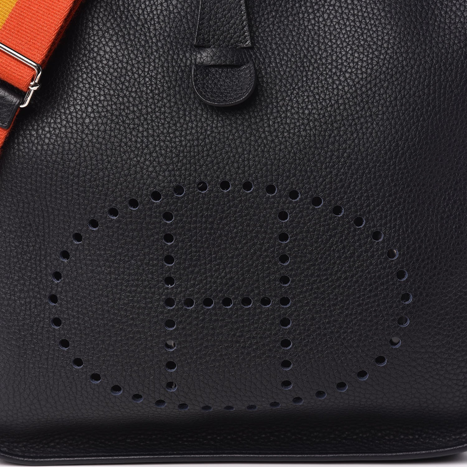 Hermes Taurillon Clemence Amazone Evelyne III GM Bleu Nuit 10 of 10