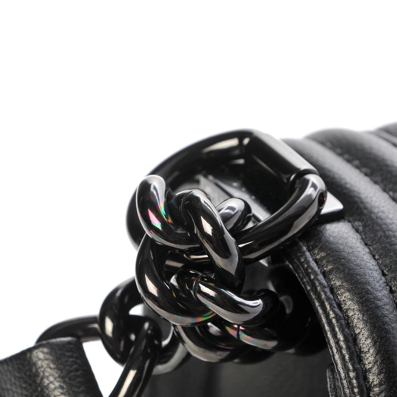 Chanel Caviar Quilted Medium Boy Flap So Black 8 of 9