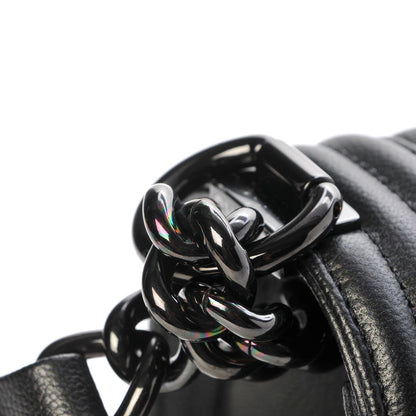 Chanel Caviar Quilted Medium Boy Flap So Black 8 of 9