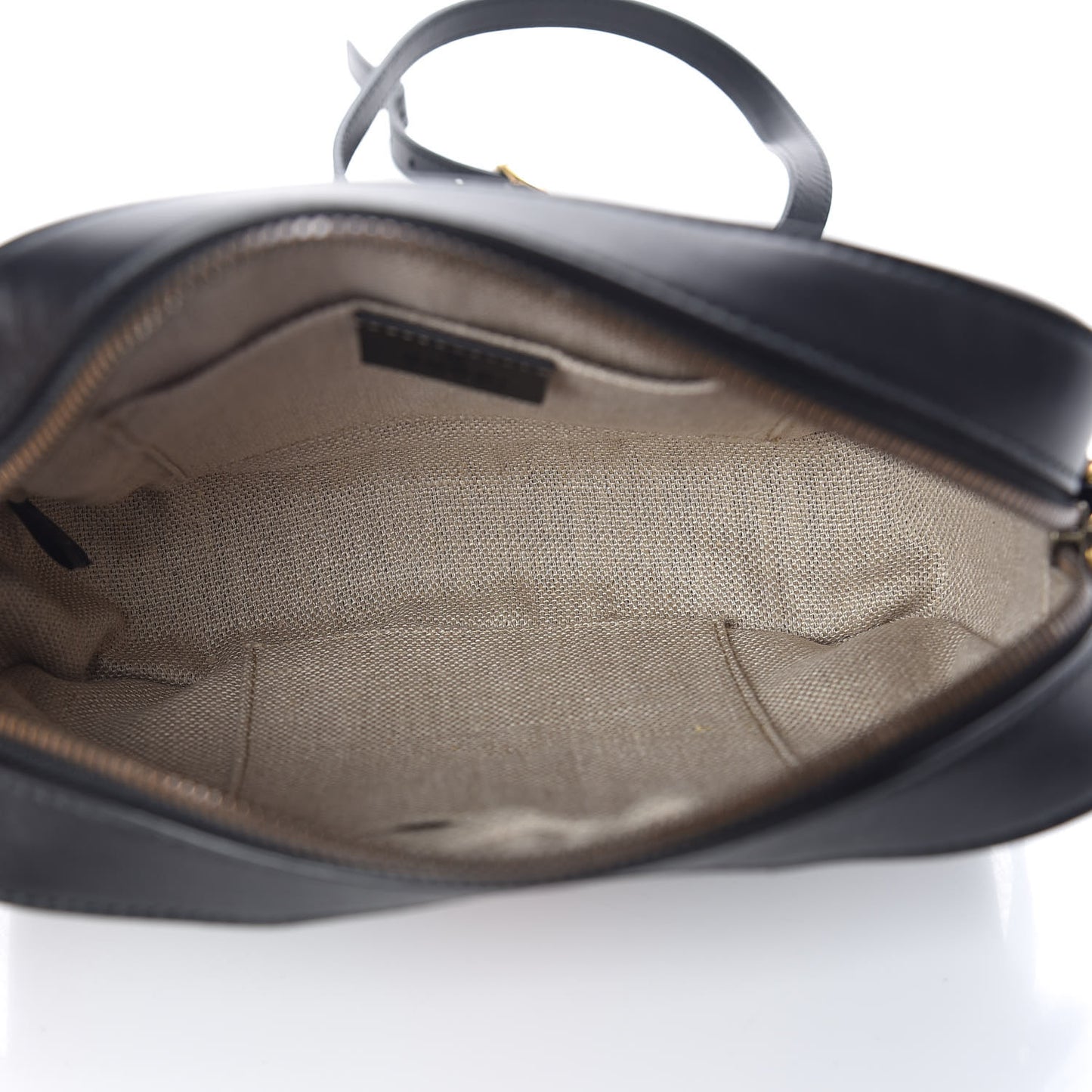 Calfskin Web Small Webby Bee Shoulder Bag Black