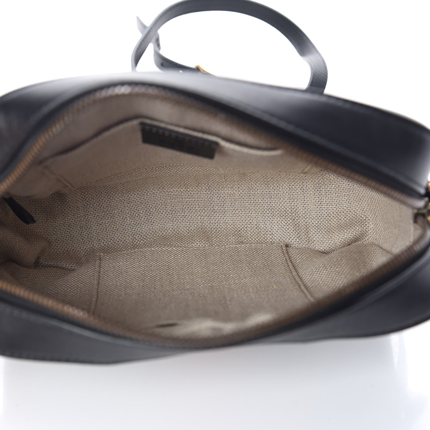 Gucci Calfskin Web Small Webby Bee Shoulder Bag Black 7 of 11