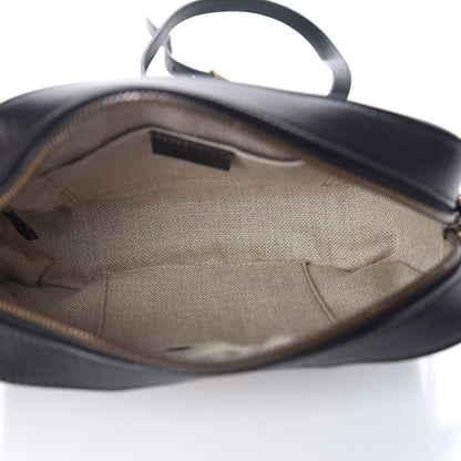 Gucci Calfskin Web Small Webby Bee Shoulder Bag Black 7 of 11