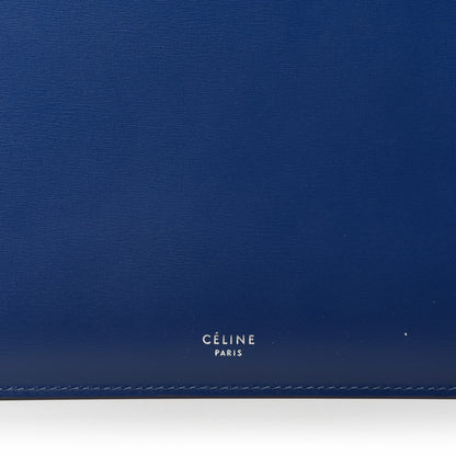 Celine Patina Box Calfskin Medium Clasp Bag Lazuli 8 of 10