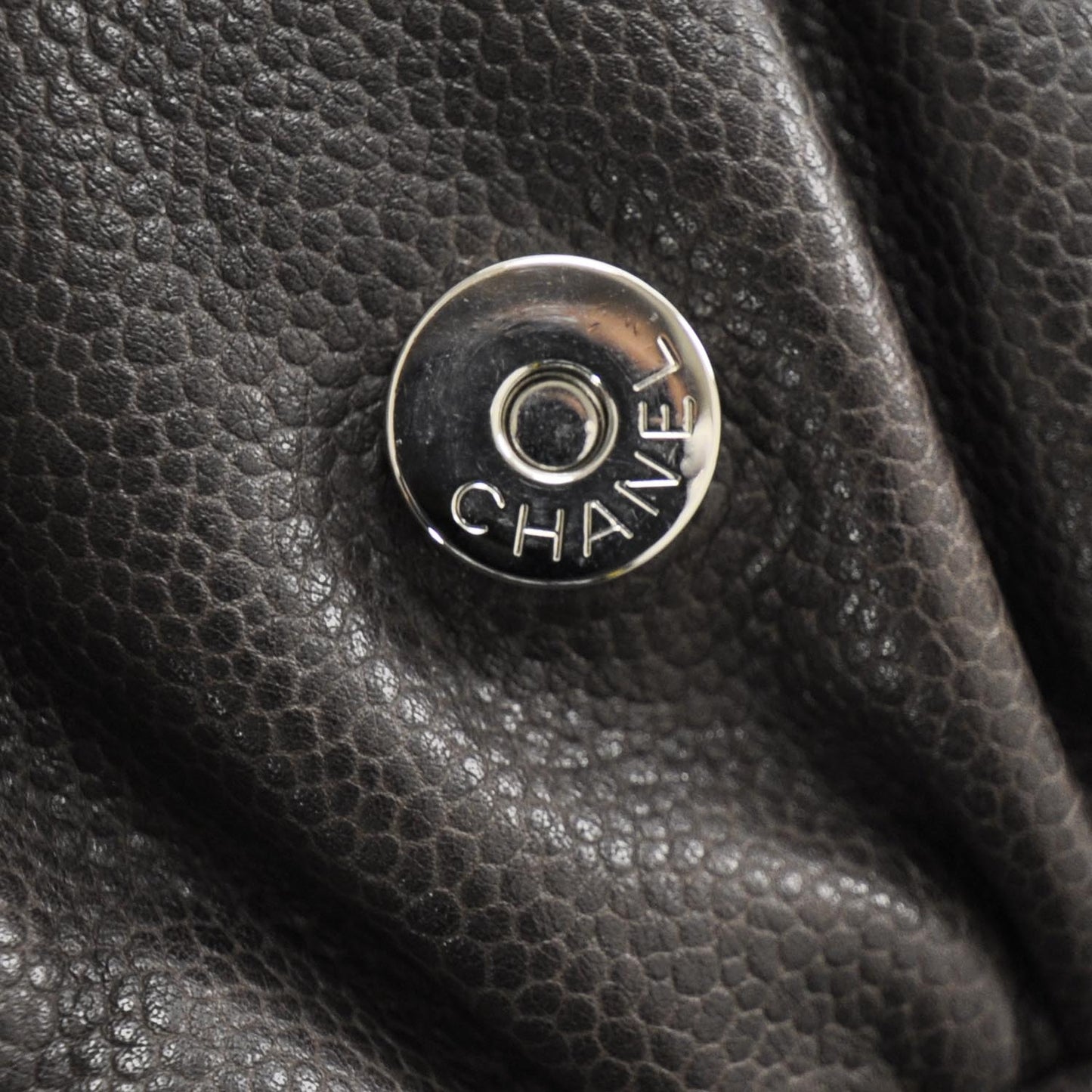 Caviar Half Moon Wallet On Chain WOC Dark Brown