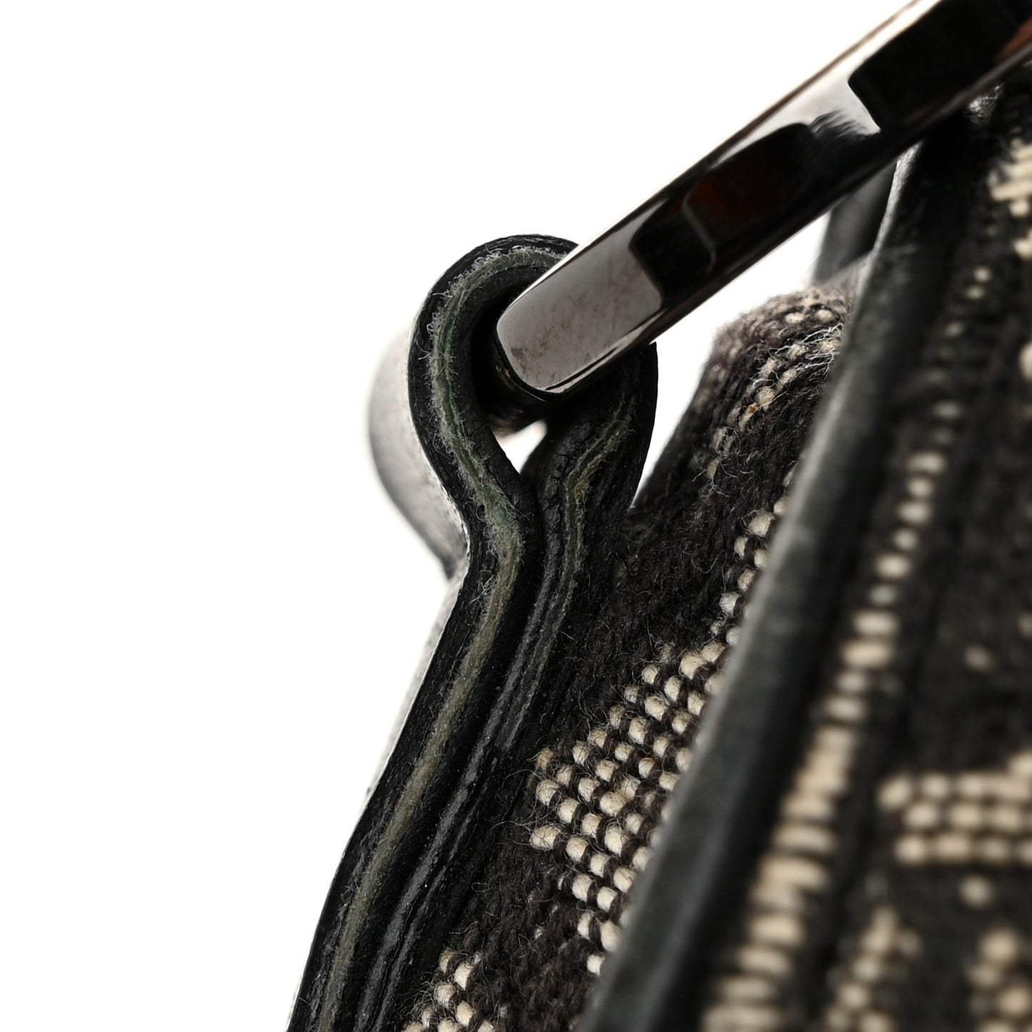 Oblique Saddle Bag Black