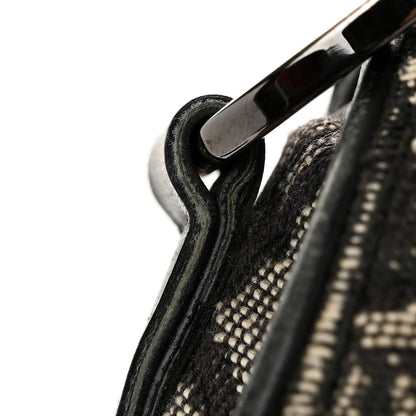 Christian Dior Oblique Saddle Bag Black 11 of 11