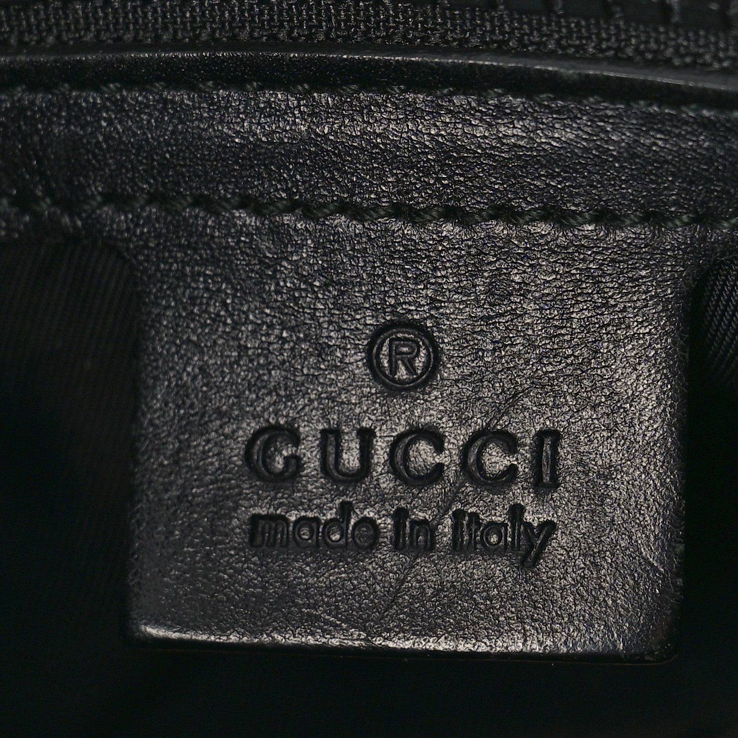 Gucci Techno Canvas GucciGhost Double Buckle Backpack Black New Acquamarine 7 of 13