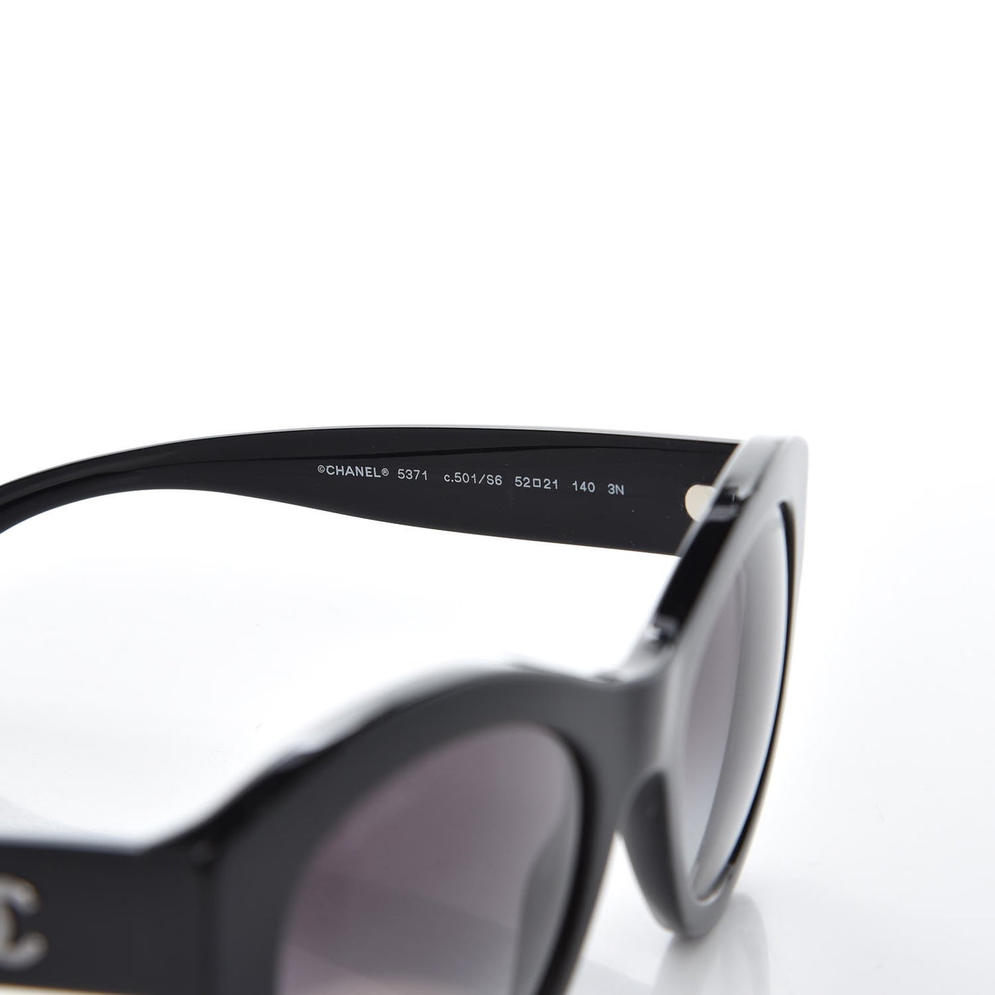 Acetate Butterfly Sunglasses 5371 Black