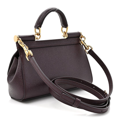 Dolce & Gabbana Dauphine Mini Miss Sicily Bag Burgundy 3 of 9