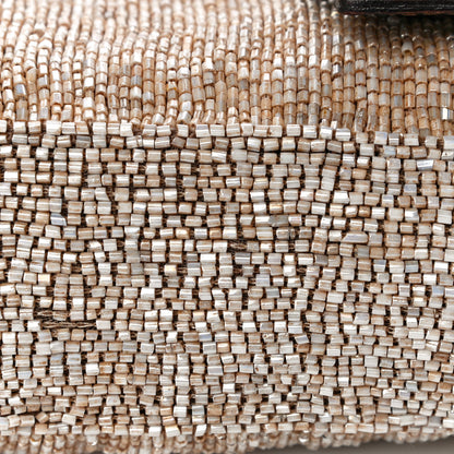 Fendi Beaded Baguette Beige 10 of 17