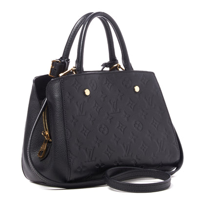 Louis Vuitton Empreinte Montaigne BB Black 2 of 7