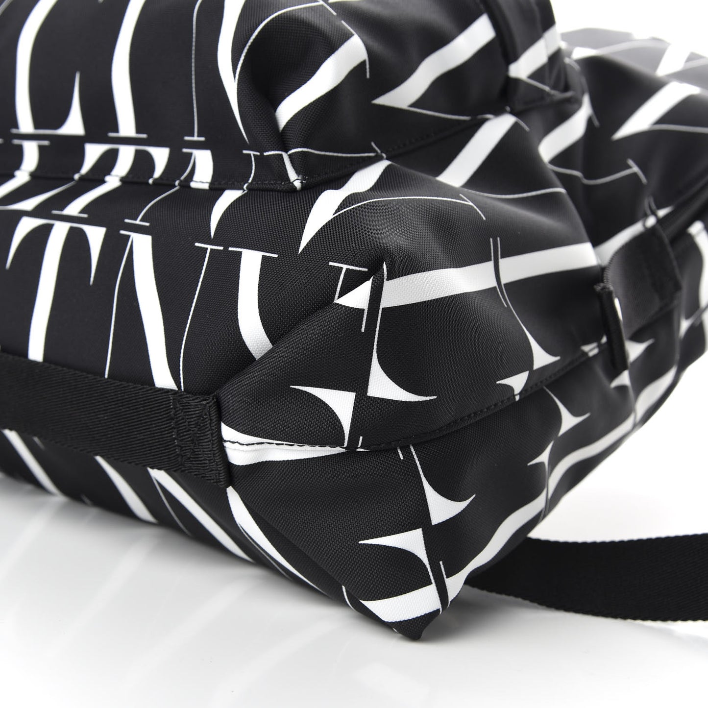 Nylon VLTN Times Backpack Black White